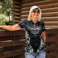 Veteran Fathers Day Women Polo Shirt My Dad is Not Just a Veteran, He's My Hero - Wonder Print Shop