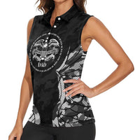 Veteran Fathers Day Women Sleeveless Polo Shirt My Dad is Not Just a Veteran, He's My Hero - Wonder Print Shop