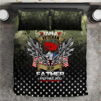 Veteran Dad Bedding Set I Am a Veteran Like My Father Before Me