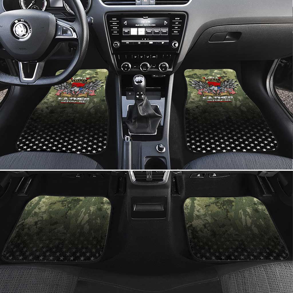 Veteran Dad Car Mats I Am a Veteran Like My Father Before Me