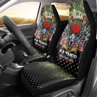 Veteran Dad Car Seat Cover I Am a Veteran Like My Father Before Me