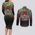 Veteran Dad Couples Matching Long Sleeve Bodycon Dress and Long Sleeve Button Shirt I Am a Veteran Like My Father Before Me