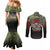 Veteran Dad Couples Matching Mermaid Dress and Long Sleeve Button Shirt I Am a Veteran Like My Father Before Me