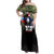 Veteran Dad Family Matching Off Shoulder Maxi Dress and Hawaiian Shirt I Am a Veteran Like My Father Before Me