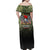 Veteran Dad Family Matching Off Shoulder Maxi Dress and Hawaiian Shirt I Am a Veteran Like My Father Before Me