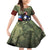 Veteran Dad Family Matching Off Shoulder Short Dress and Hawaiian Shirt I Am a Veteran Like My Father Before Me