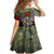 Veteran Dad Family Matching Off Shoulder Short Dress and Hawaiian Shirt I Am a Veteran Like My Father Before Me