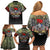 Veteran Dad Family Matching Off Shoulder Short Dress and Hawaiian Shirt I Am a Veteran Like My Father Before Me