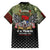Veteran Dad Family Matching Off Shoulder Short Dress and Hawaiian Shirt I Am a Veteran Like My Father Before Me