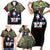 Veteran Dad Family Matching Short Sleeve Bodycon Dress and Hawaiian Shirt I Am a Veteran Like My Father Before Me