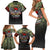Veteran Dad Family Matching Short Sleeve Bodycon Dress and Hawaiian Shirt I Am a Veteran Like My Father Before Me
