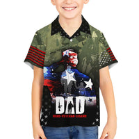 Veteran Dad Kid Hawaiian Shirt I Am a Veteran Like My Father Before Me