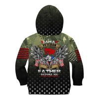 Veteran Dad Kid Hoodie I Am a Veteran Like My Father Before Me