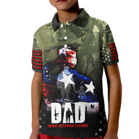 Veteran Dad Kid Polo Shirt I Am a Veteran Like My Father Before Me