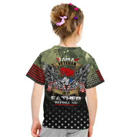 Veteran Dad Kid T Shirt I Am a Veteran Like My Father Before Me