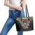 Veteran Dad Leather Tote Bag I Am a Veteran Like My Father Before Me
