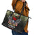 Veteran Dad Leather Tote Bag I Am a Veteran Like My Father Before Me