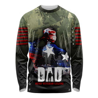Veteran Dad Long Sleeve Shirt I Am a Veteran Like My Father Before Me