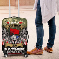 Veteran Dad Luggage Cover I Am a Veteran Like My Father Before Me