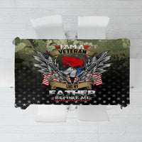 Veteran Dad Tablecloth I Am a Veteran Like My Father Before Me