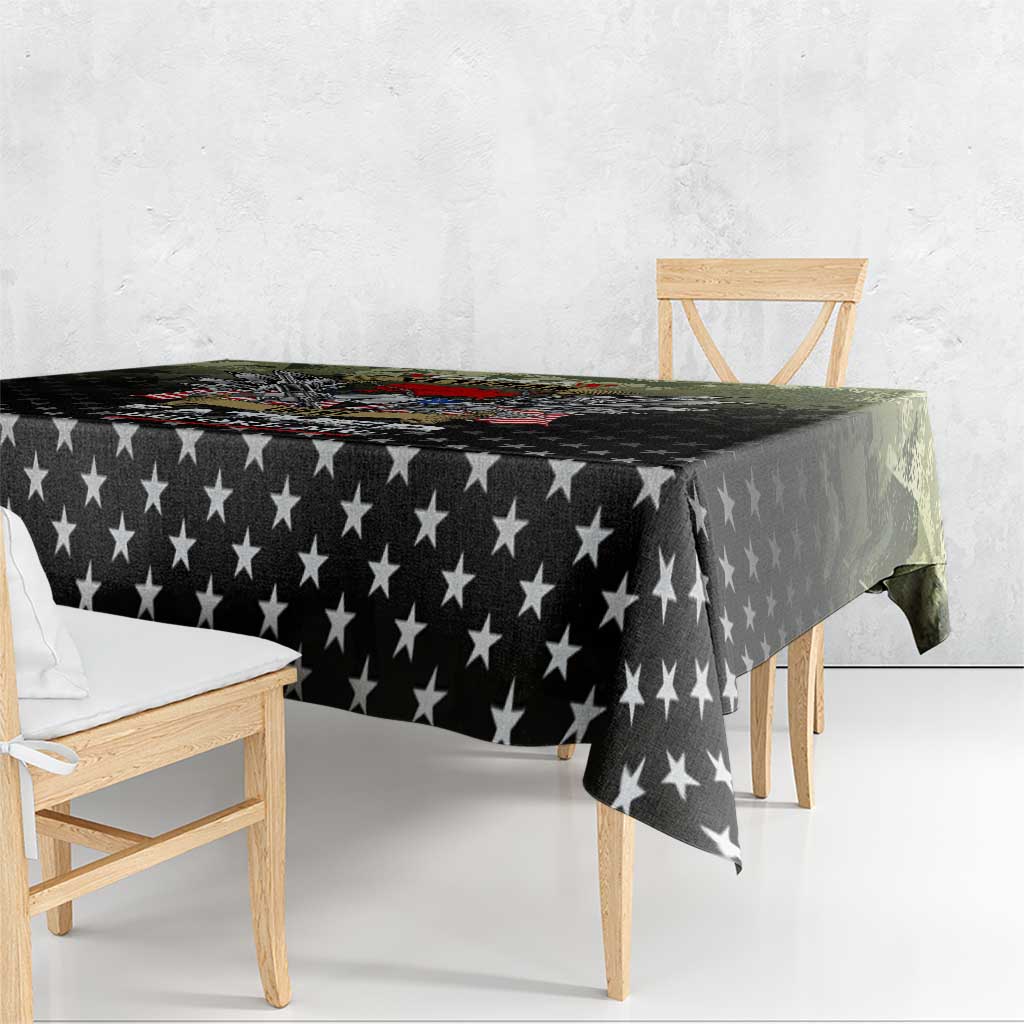 Veteran Dad Tablecloth I Am a Veteran Like My Father Before Me