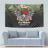 Veteran Dad Tapestry I Am a Veteran Like My Father Before Me