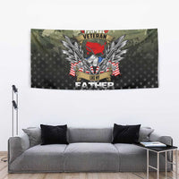 Veteran Dad Tapestry I Am a Veteran Like My Father Before Me