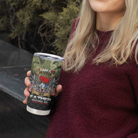Veteran Dad Tumbler Cup I Am a Veteran Like My Father Before Me