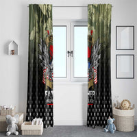 Veteran Dad Window Curtain I Am a Veteran Like My Father Before Me