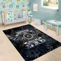 Veteran Hero Protector Husband Daddy Area Rug Veteran Fathers Day
