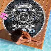 Veteran Hero Protector Husband Daddy Beach Blanket Veteran Fathers Day