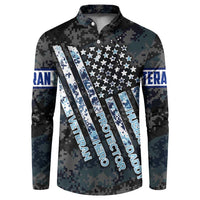 Veteran Hero Protector Husband Daddy Button Sweatshirt Veteran Fathers Day