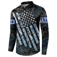 Veteran Hero Protector Husband Daddy Button Sweatshirt Veteran Fathers Day