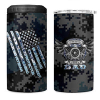 Veteran Hero Protector Husband Daddy 4 in 1 Can Cooler Tumbler Veteran Fathers Day