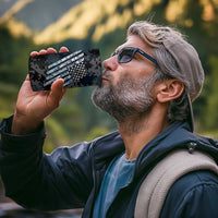 Veteran Hero Protector Husband Daddy 4 in 1 Can Cooler Tumbler Veteran Fathers Day