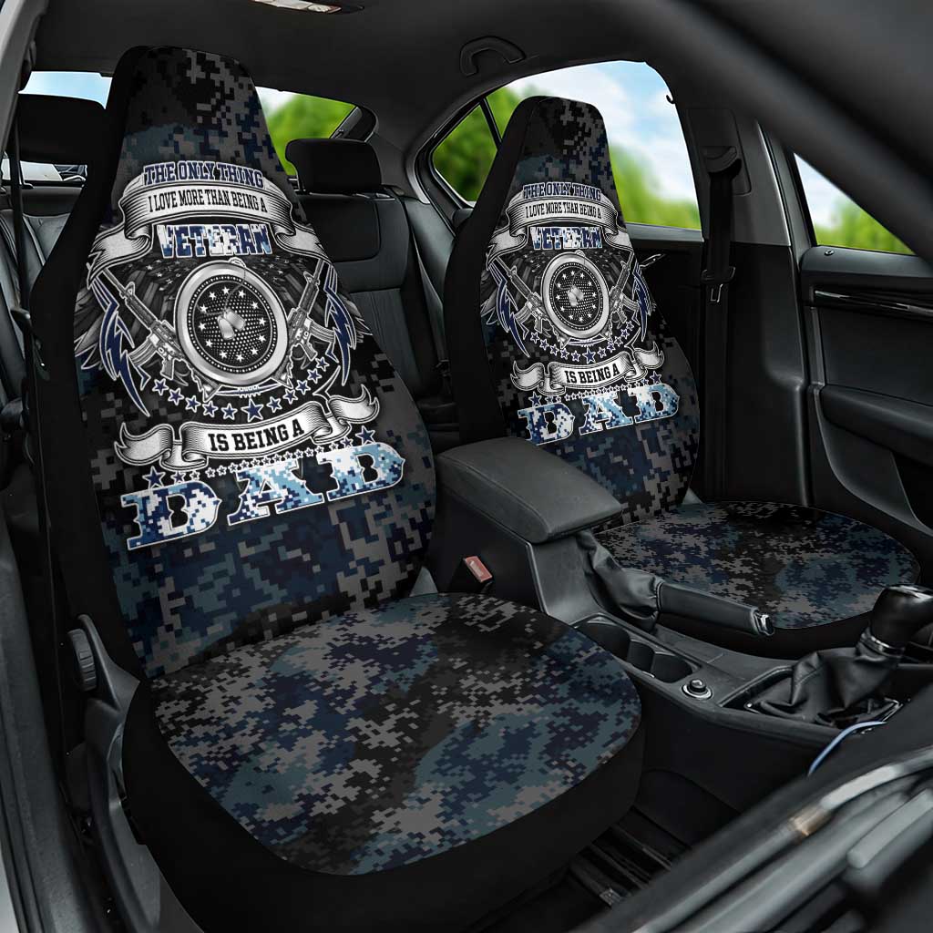 Veteran Hero Protector Husband Daddy Car Seat Cover Veteran Fathers Day