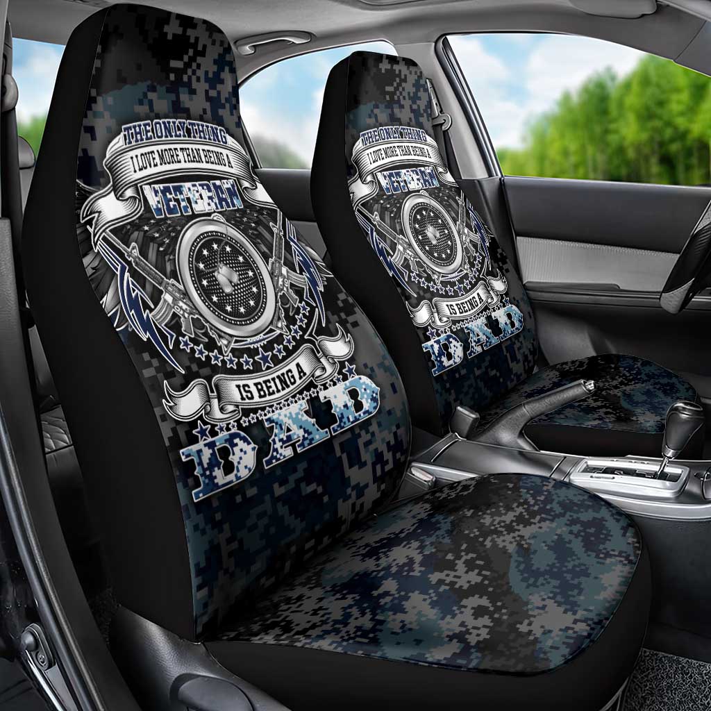 Veteran Hero Protector Husband Daddy Car Seat Cover Veteran Fathers Day