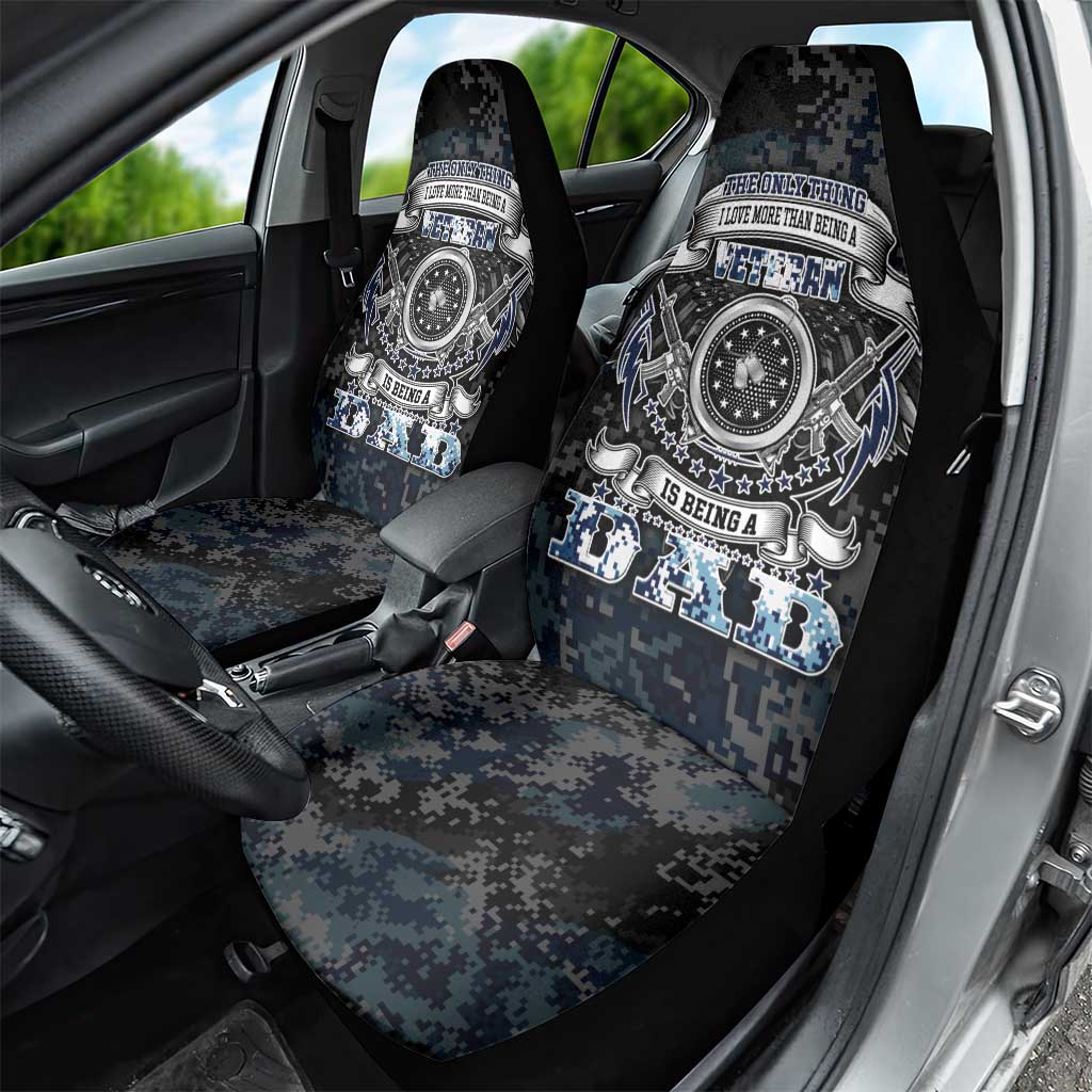 Veteran Hero Protector Husband Daddy Car Seat Cover Veteran Fathers Day