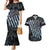Veteran Hero Protector Husband Daddy Couples Matching Mermaid Dress and Hawaiian Shirt Veteran Fathers Day