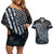 Veteran Hero Protector Husband Daddy Couples Matching Off Shoulder Short Dress and Hawaiian Shirt Veteran Fathers Day