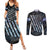 Veteran Hero Protector Husband Daddy Couples Matching Summer Maxi Dress and Long Sleeve Button Shirt Veteran Fathers Day