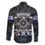 Veteran Hero Protector Husband Daddy Family Matching Long Sleeve Bodycon Dress and Hawaiian Shirt Veteran Fathers Day