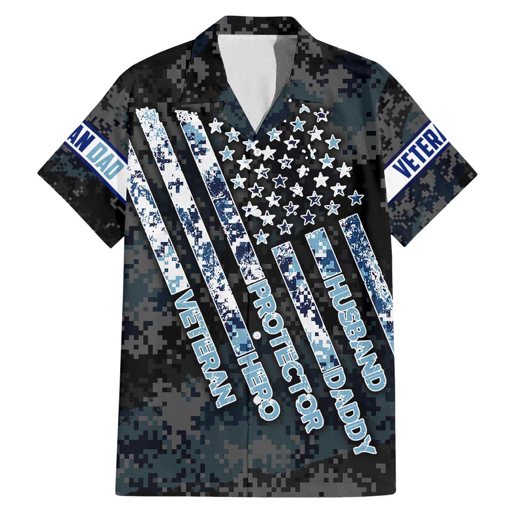 Veteran Hero Protector Husband Daddy Family Matching Mermaid Dress and Hawaiian Shirt Veteran Fathers Day