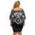 Veteran Hero Protector Husband Daddy Family Matching Off Shoulder Short Dress and Hawaiian Shirt Veteran Fathers Day