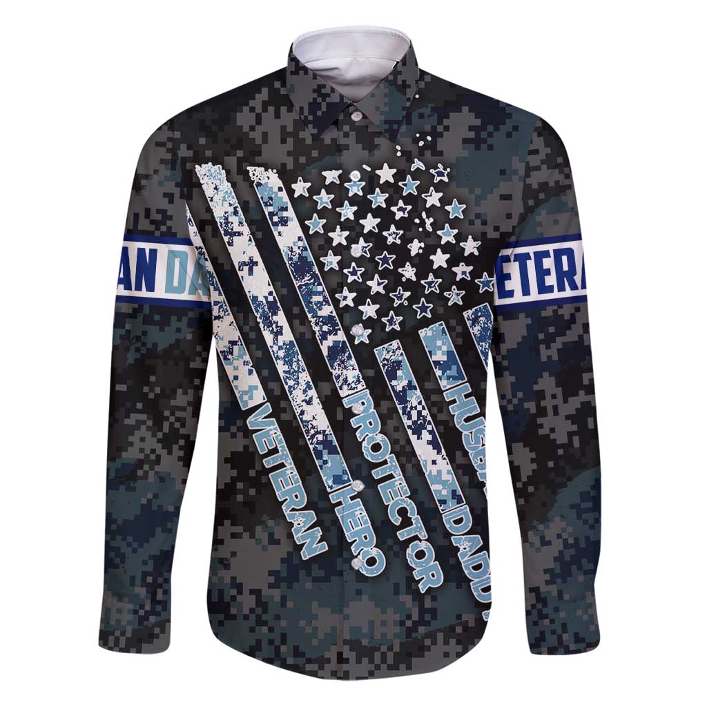 Veteran Hero Protector Husband Daddy Family Matching Puletasi and Hawaiian Shirt Veteran Fathers Day