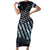 Veteran Hero Protector Husband Daddy Family Matching Short Sleeve Bodycon Dress and Hawaiian Shirt Veteran Fathers Day