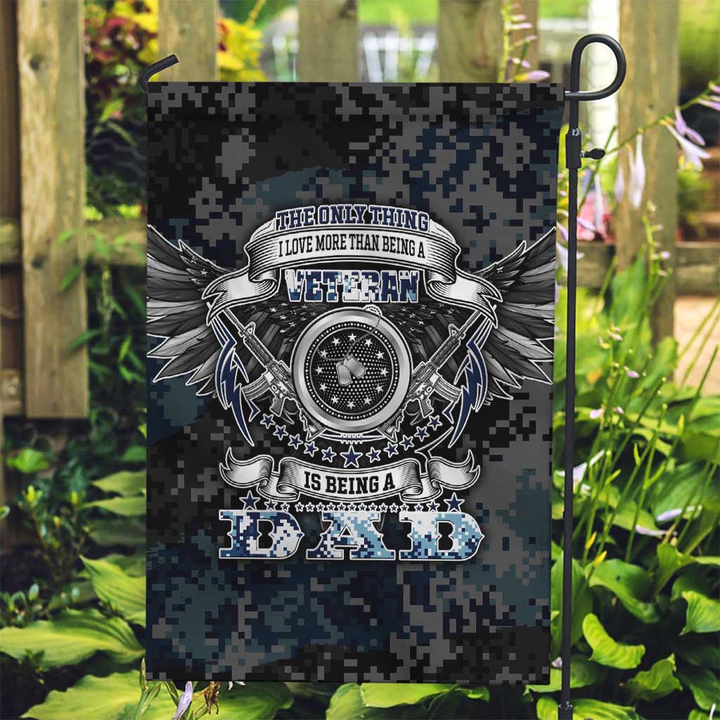 Veteran Hero Protector Husband Daddy Garden Flag Veteran Fathers Day