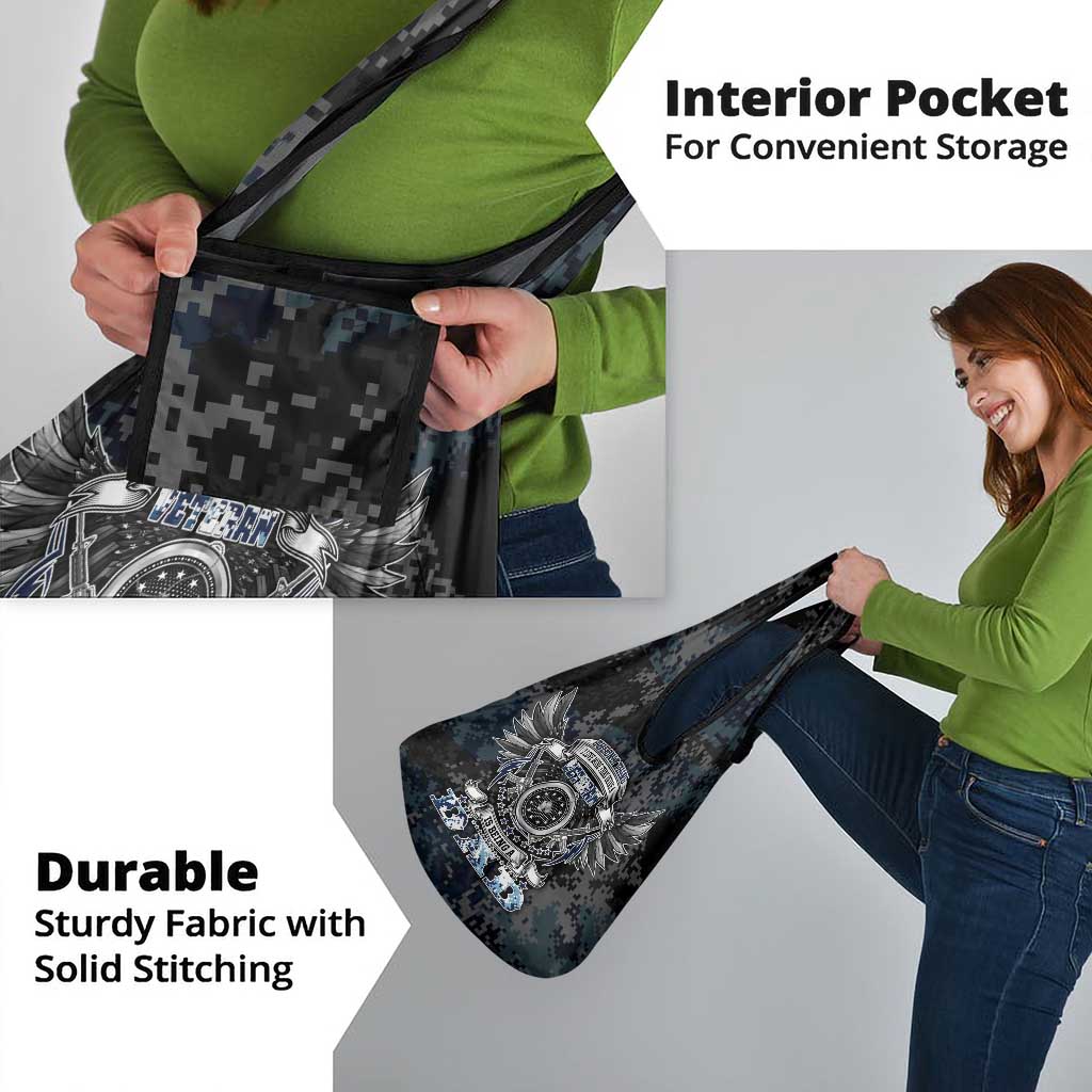 Veteran Hero Protector Husband Daddy Grocery Bag Veteran Fathers Day