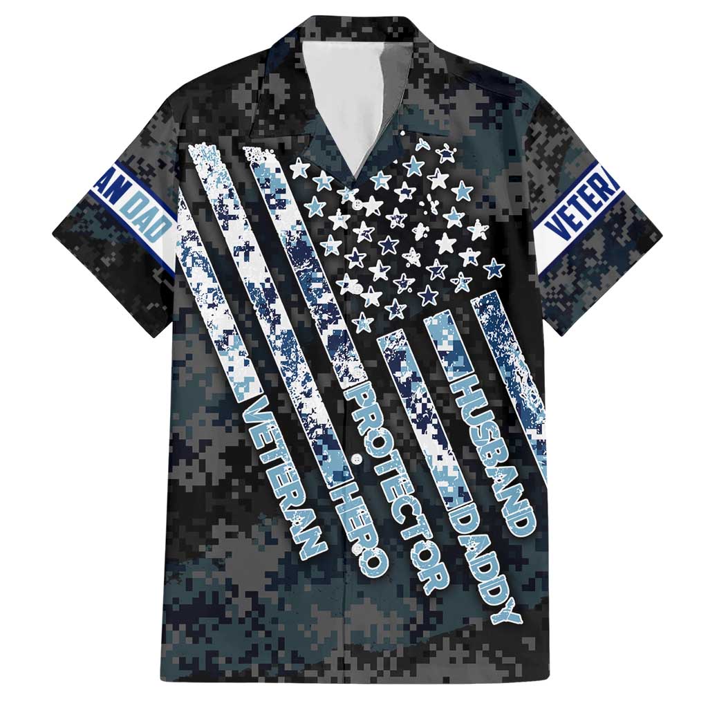 Veteran Hero Protector Husband Daddy Hawaiian Shirt Veteran Fathers Day