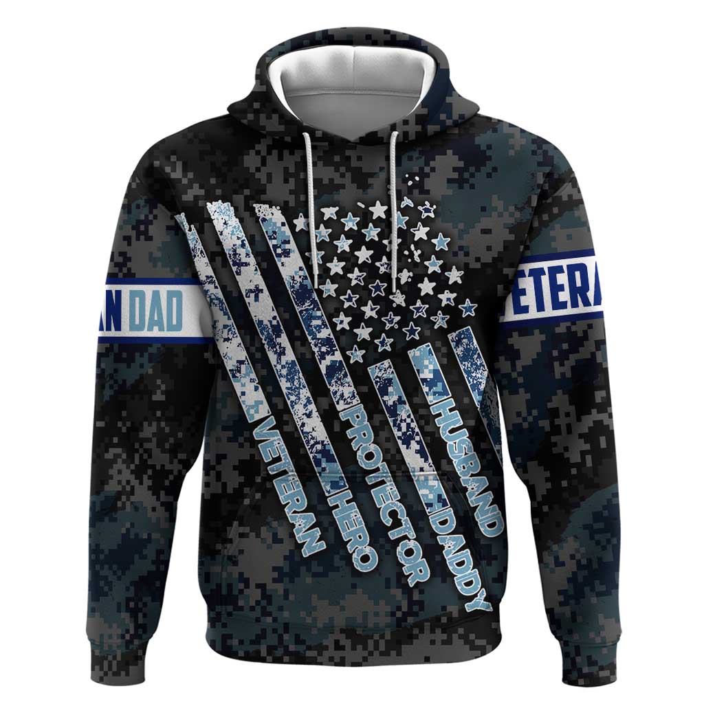 Veteran Hero Protector Husband Daddy Hoodie Veteran Fathers Day